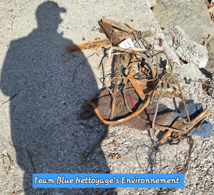 nettoyage des berges du lac de pareloup